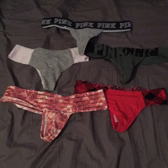 PINK Victoria's Secret Other - 5 xs pink thongs